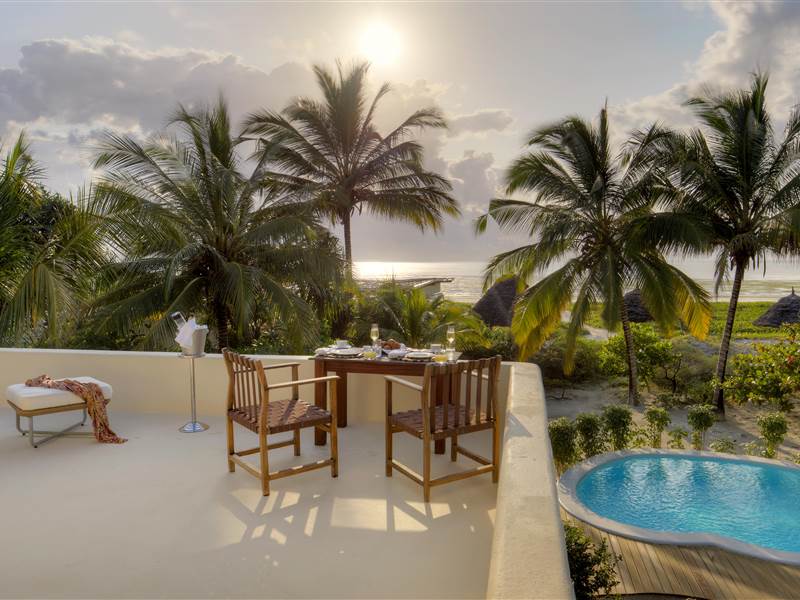 Beachfront One-bedroom villa - Rooftop t