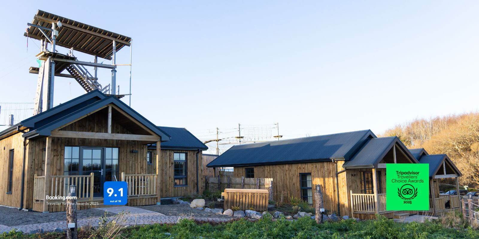 Cabins Outside view