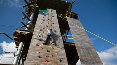 Climbing Wall Zip n Trek