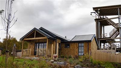 Large studio cabin with kids room