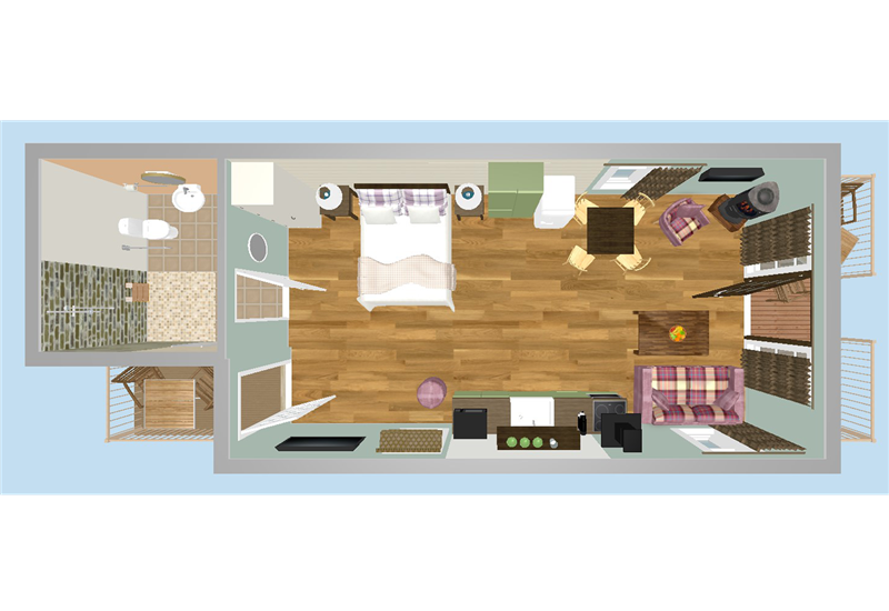 WILD050 Accessible Cabin Layout Pr2a Gre