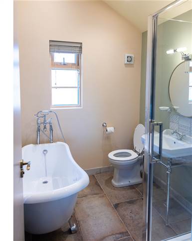 Large studio cabin bathroom