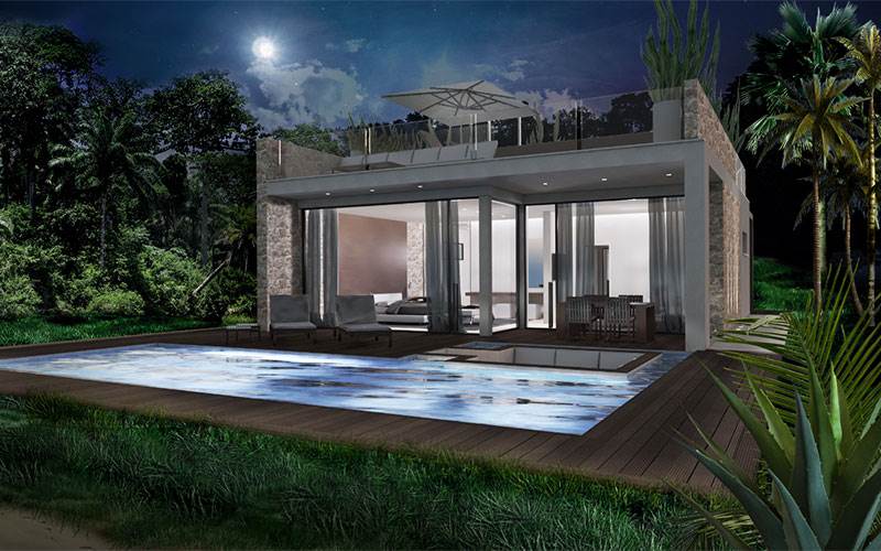 Signature Beach Front Villas with Pool | Beach Villa... - Beach Villas With Private Pool Freedom Housing Shipped